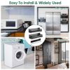 Strong Magnetic Spice Rack with 8 Hooks Fridge Oven Microwave Magnetic Storage Shelves Seasoning Holder